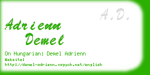 adrienn demel business card